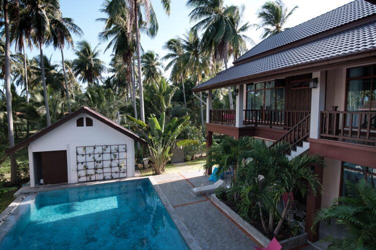 Coconut Tree Homestay Ban Wa Thon Bagian luar foto